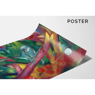 Le singe - Franz Marc | Reproduction Tableau Décoration murale affiche copie