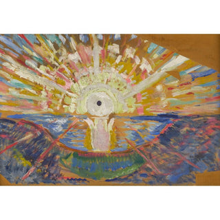 Le soleil - Edvard Munch | Reproduction Tableau Décoration murale affiche copie