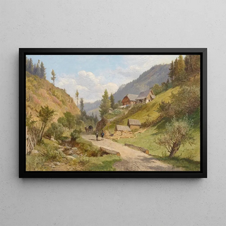 Leopold Munsch - Landschaft in Niedersterreich.webp