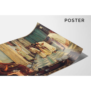 Les Favoris de l'empereur Honorius - John William Waterhouse | Reproduction Tableau Décoration murale affiche copie