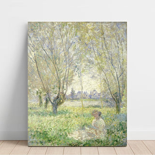 Les Saules - Claude Monet | Reproduction Tableau Décoration murale affiche copie