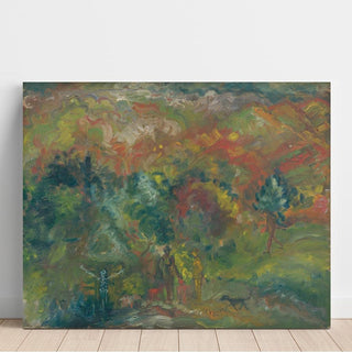 Les chasseurs et la mort - Arnold Peter Weisz-Kubínčan | Reproduction Tableau Décoration murale affiche copie