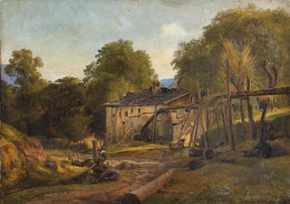 Louis Gurlitt - Tyrolean Landscape Study.webp