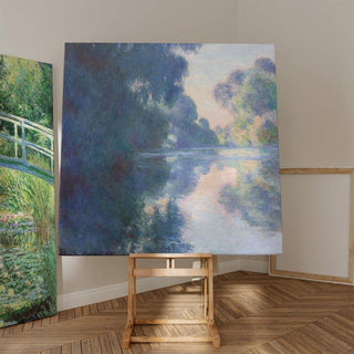 Matinée sur la Seine - Claude Monet | Reproduction Tableau Décoration murale affiche copie