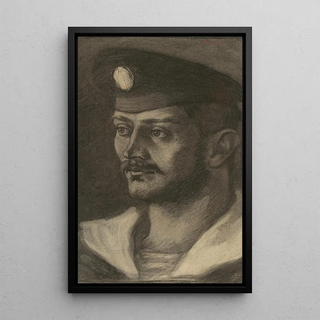 Milan Thomka Mitrovsk - Portrait Head Study of a Sailor.webp