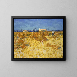 Moisson de blé en Provence - Vincent van Gogh | Reproduction Tableau Décoration murale affiche copie