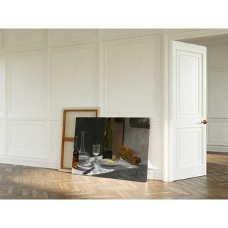 Nature morte avec bouteille, carafe, pain et vin - Claude Monet | Reproduction Tableau Décoration murale affiche copie