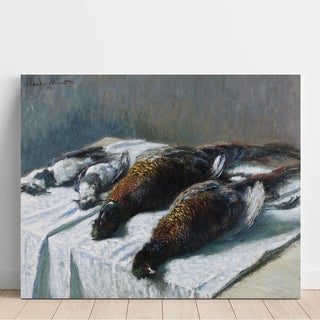 Nature morte avec faisans et pluviers - Claude Monet | Reproduction Tableau Décoration murale affiche copie
