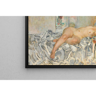 Nu Allongé au Coussin Espagnol - Henri Lebasque | Reproduction Tableau Décoration murale affiche copie