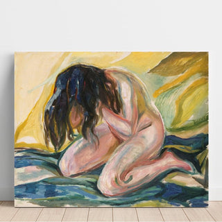 Nu en pleurs - Edvard Munch | Reproduction Tableau Décoration murale affiche copie