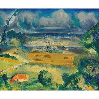 Nuages et Prairie - George Bellows | Reproduction Tableau Décoration murale affiche copie