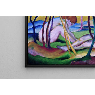 Nus sous les arbres - Franz Marc | Reproduction Tableau Décoration murale affiche copie