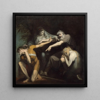 Œdipe maudissant son fils Polynice - Henry Fuseli