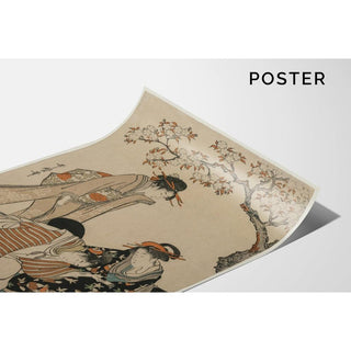 Parodie d'une scène de carrosse impérial - Kitagawa Utamaro | Reproduction Tableau Décoration murale affiche copie