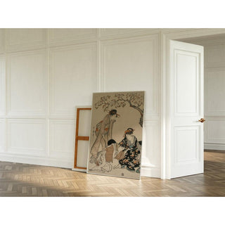 Parodie d'une scène de carrosse impérial - Kitagawa Utamaro | Reproduction Tableau Décoration murale affiche copie