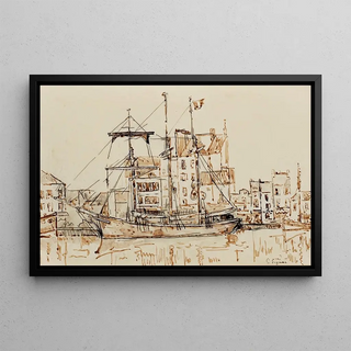 Paul Signac - Troismts au port.webp