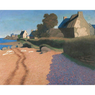 Paysage à Loguivy par Félix Vallotton | Reproduction Tableau Décoration murale affiche copie