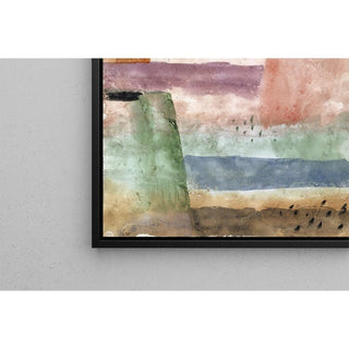 Paysage avec peupliers - Paul Klee | Reproduction Tableau Décoration murale affiche copie