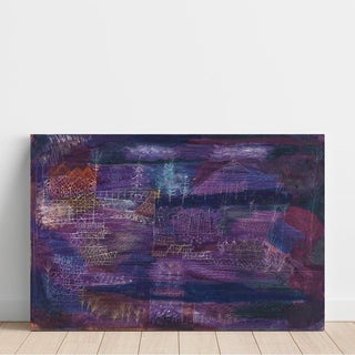 Paysage de travaux fluviaux - Paul Klee | Reproduction Tableau Décoration murale affiche copie