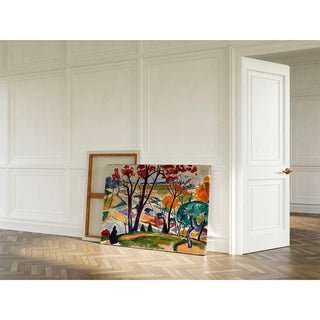 Paysage, pont, vallée de Huntingdon - Henry Lyman Sayen | Reproduction Tableau Décoration murale affiche copie