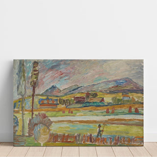 Paysanne avec un râteau - Sasza Blonder | Reproduction Tableau Décoration murale affiche copie