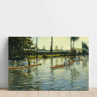 Périssoires sur l'Yerres - Gustave Caillebotte | Reproduction Tableau Décoration murale affiche copie