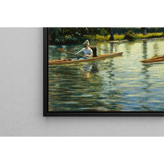 Périssoires sur l'Yerres - Gustave Caillebotte | Reproduction Tableau Décoration murale affiche copie