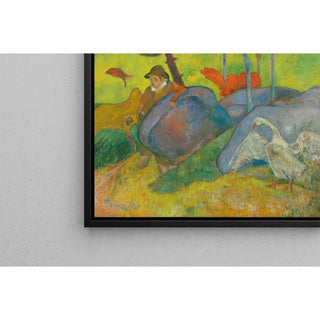 Petit Breton à l'Oie - Paul Gauguin | Reproduction Tableau Décoration murale affiche copie