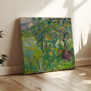 Pommier près de l'atelier - Edvard Munch | Reproduction Tableau Décoration murale affiche copie