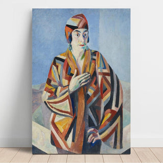 Portrait de Madame Mandel - Robert Delaunay | Reproduction Tableau Décoration murale affiche copie