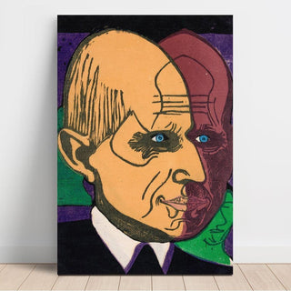 Portrait du docteur Bauer - Ernst Ludwig Kirchner | Reproduction Tableau Décoration murale affiche copie