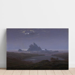 Récif rocheux sur la plage - Caspar David Friedrich | Reproduction Tableau Décoration murale affiche copie