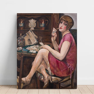 Reine de coeur - Portrait de Lili - Gerda Wegener | Reproduction Tableau Décoration murale affiche copie