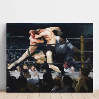 Rencontre de boxe chez Sharkey - George Bellows | Reproduction Tableau Décoration murale affiche copie