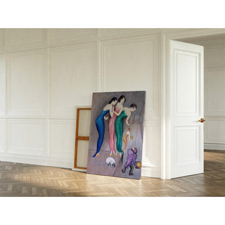 Rêves et fantaisies n° 1 The Skittle Alley - Nils Dardel | Reproduction Tableau Décoration murale affiche copie