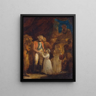 Robert Smirke - The Two Sons of Tipu Sahib Sultan of Mysore Being Handed over as Hostages to General Cornwallis.webp