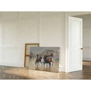 Rond-Point des Champs-Élysées - Jean Béraud | Reproduction Tableau Décoration murale affiche copie