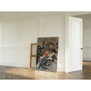 Rori Hakuchō Chōjun de la série Les 108 héros du roman Shui Hu Zhuan - Utagawa Kuniyoshi | Reproduction Tableau Décoration murale affiche copie