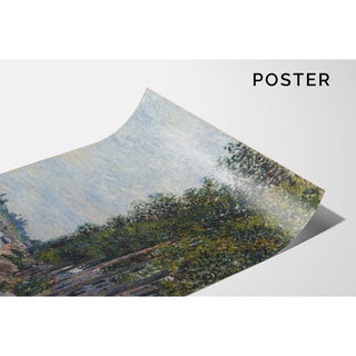 Route le long de la Seine à Saint-Mammès - Alfred Sisley | Reproduction Tableau Décoration murale affiche copie