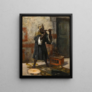 Rudolf Ernst - The Flute Player.webp