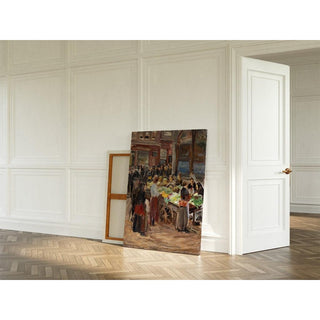 Rue juive à Amsterdam - Max Liebermann | Reproduction Tableau Décoration murale affiche copie