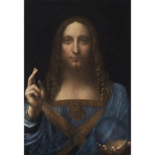 Salvator Mundi- Leonard de Vinci | Reproduction Tableau Décoration murale affiche copie