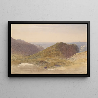Samuel Palmer - On the North Coast of Devon Lundy Island in the Distance.webp