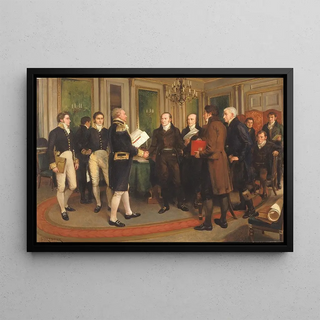 Sir Amde Forestier - The Signing of the Treaty of Ghent Christmas Eve.webp