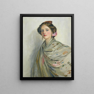 Sir John Lavery - A Fair Spaniard Mrs Chowne.webp