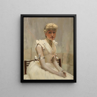 Sir John Lavery - Portrait of a young lady.webp