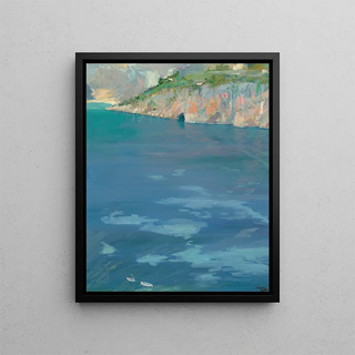 Sir John Lavery - The Little White Boats Cap Ferrat.webp