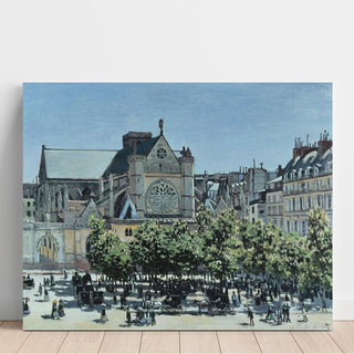 St. Germain l'Auxerrois - Claude Monet | Reproduction Tableau Décoration murale affiche copie