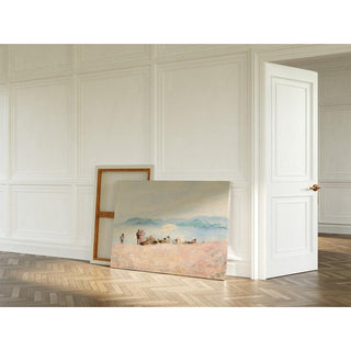 Sur la plage - Henri Lebasque | Reproduction Tableau Décoration murale affiche copie