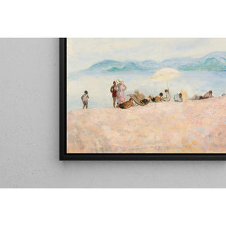 Sur la plage - Henri Lebasque | Reproduction Tableau Décoration murale affiche copie